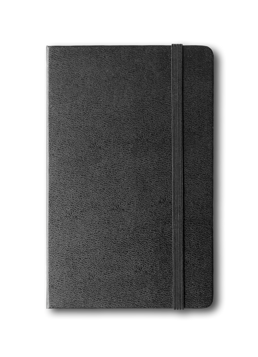 Black Closed Notebook